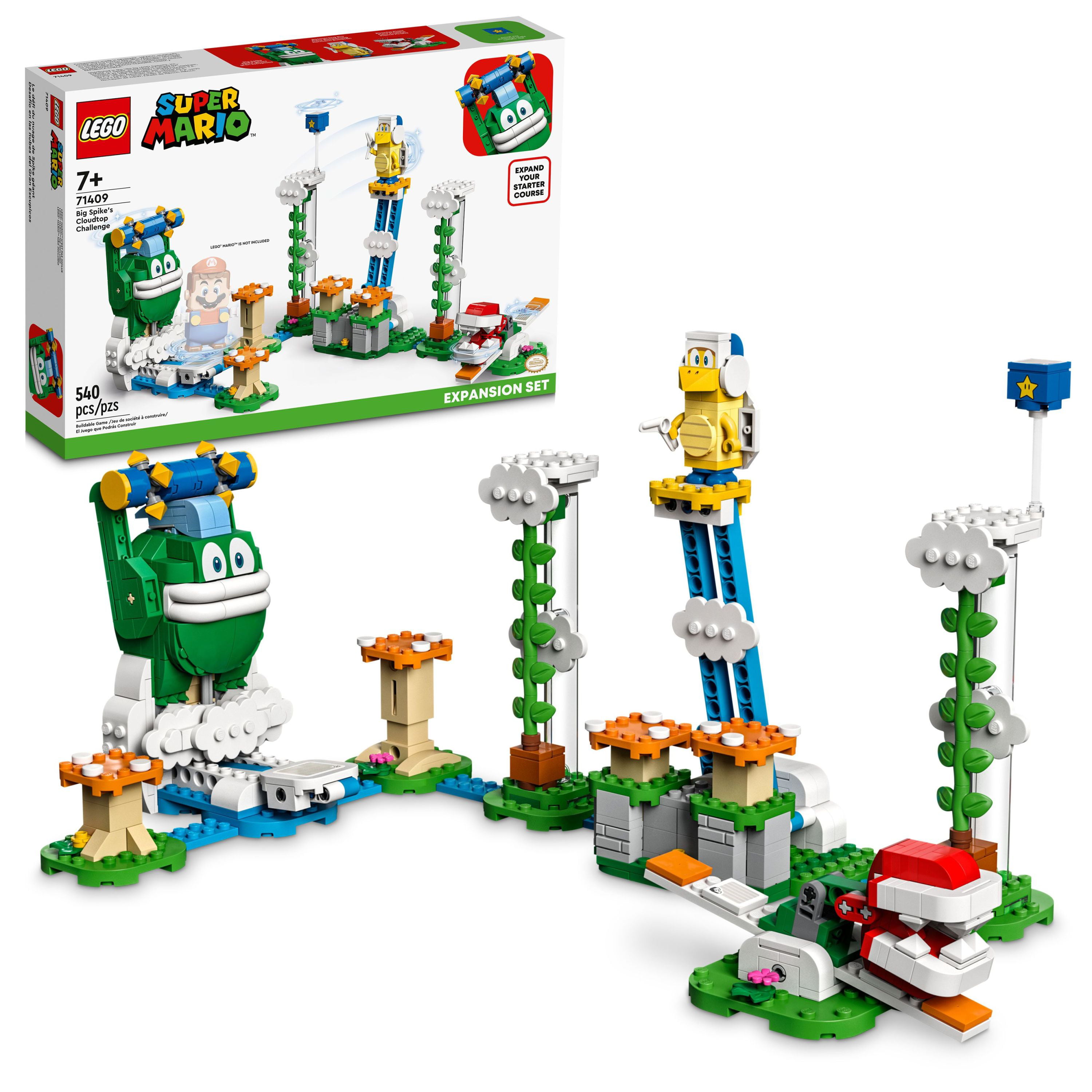 540-Piece Lego Super Mario Big Spike’s Cloudtop Challenge Expansion Building Set w/ 3 Figures (71409) $40 & More + Free Shipping
