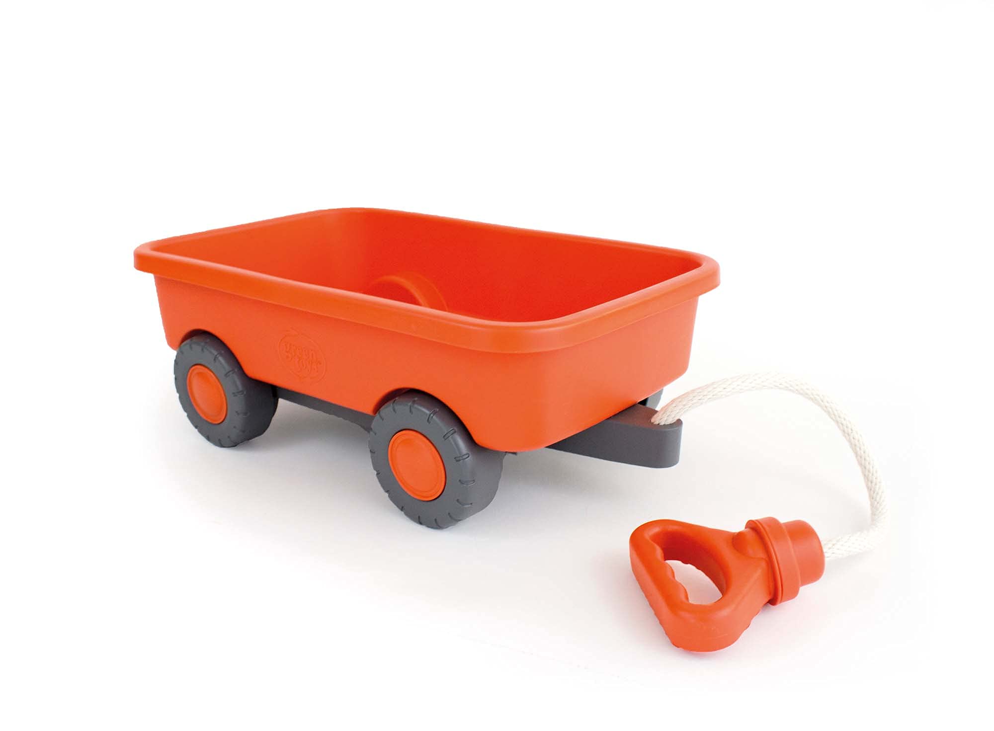 Prime Members: 16" Green Toys Pull Along Outdoor Wagon (Orange) $9.50 + Free Shipping w/ Prime or on $25+