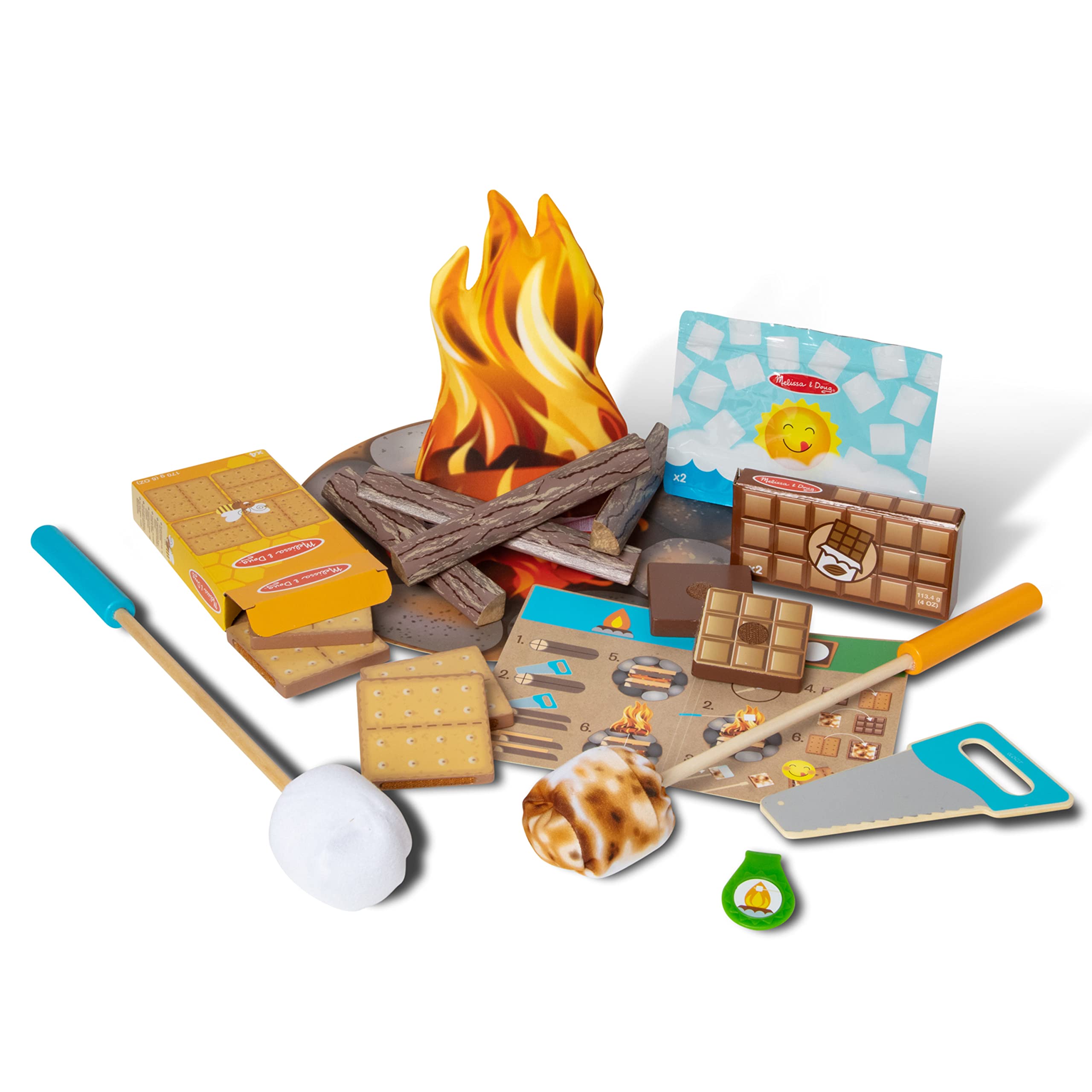 23-Piece Melissa & Doug Let's Explore Campfire S'Mores Play Set $10.45 + Free Shipping w/ Prime or on $25+