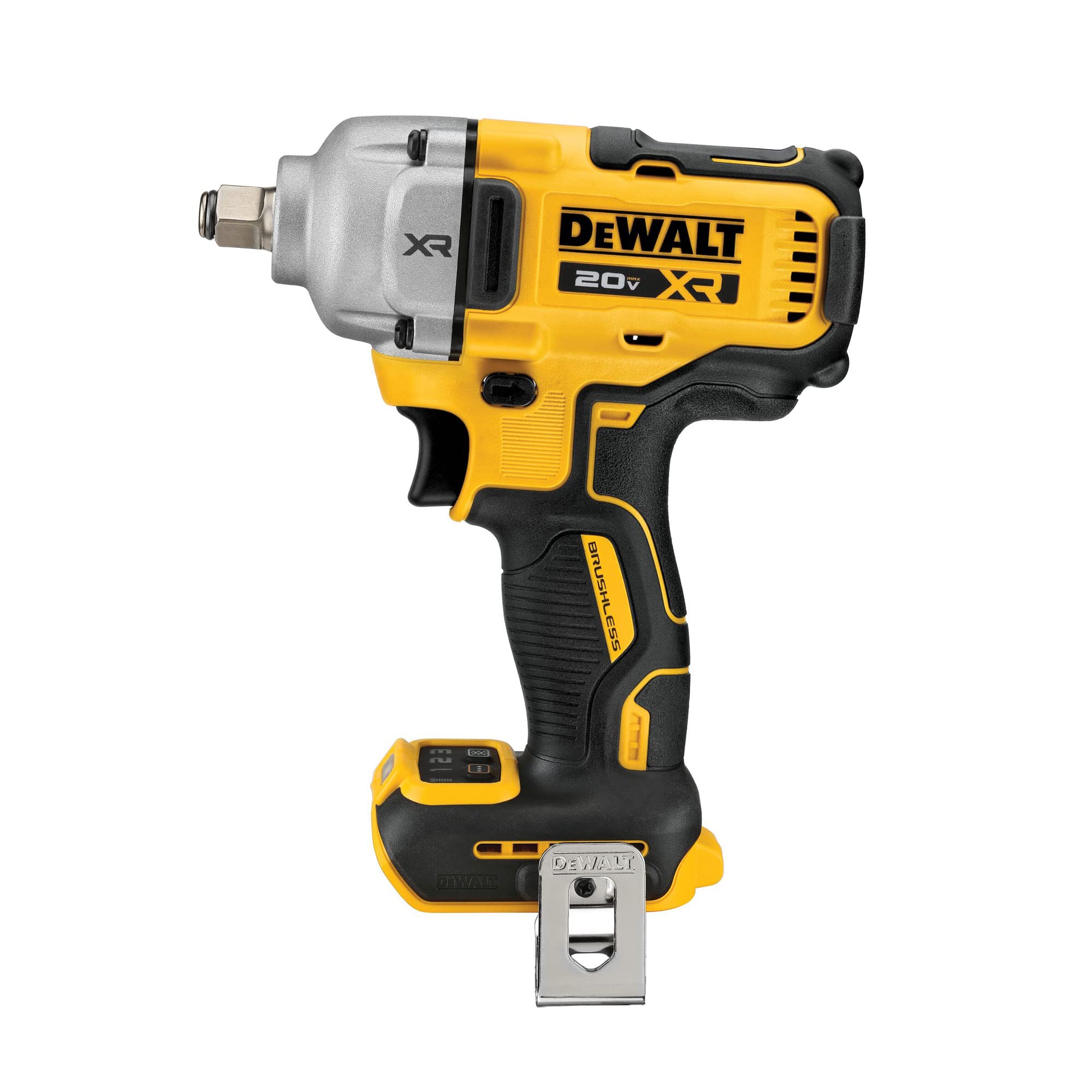 **Price Drop** 20V Dewalt Max Cordless Impact Wrench 1/2" Hog Ring w/ LED Work Light & Belt Clip (Bare Tool Only) $175.50 + Free Shipping