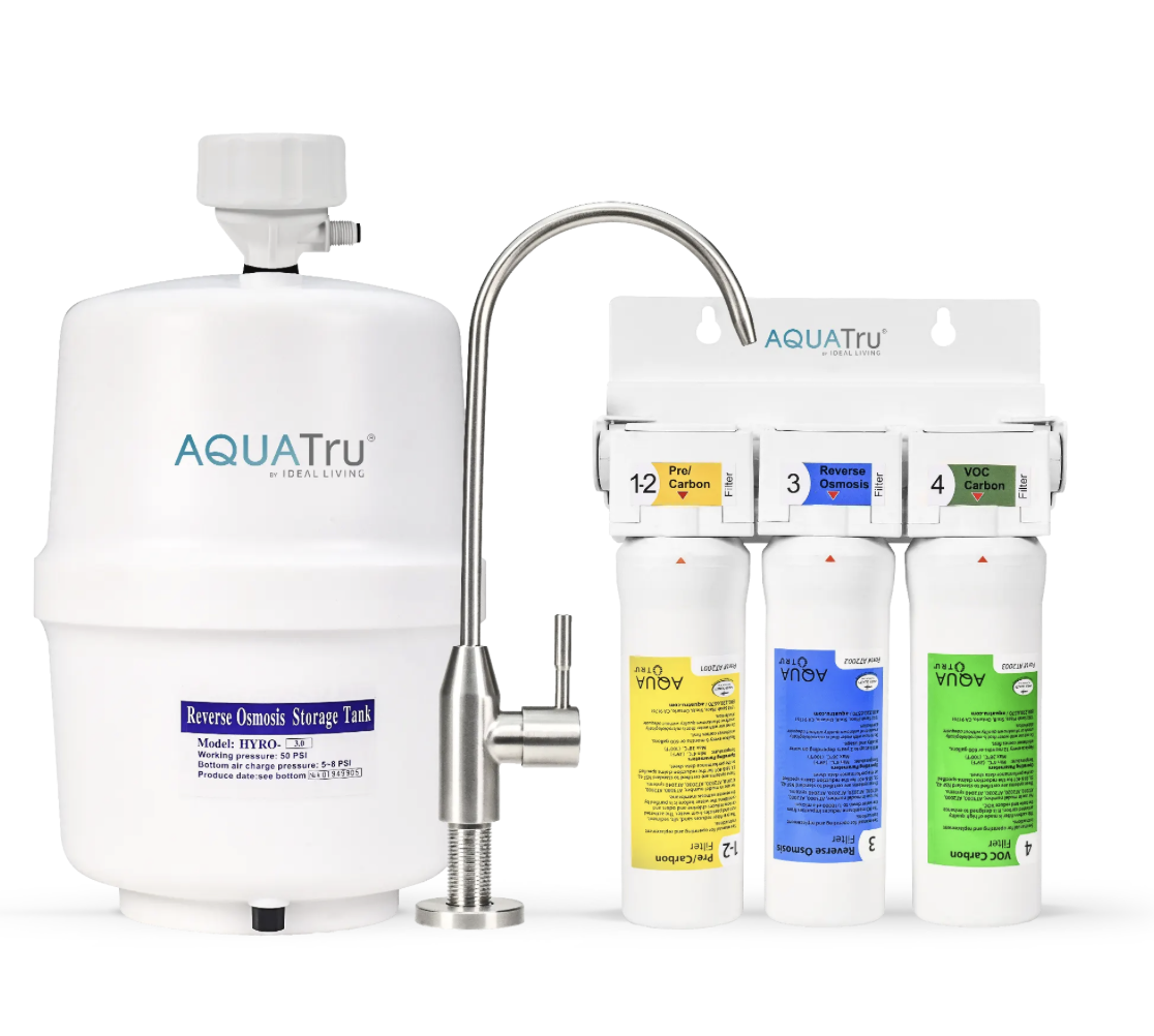 AquaTru Under Sink Reverse Osmosis Water Purifier $279.20 + $19.95 Shipping, One Year Classic Combo Filter Pack $53.96 + $9.95 Shipping & More