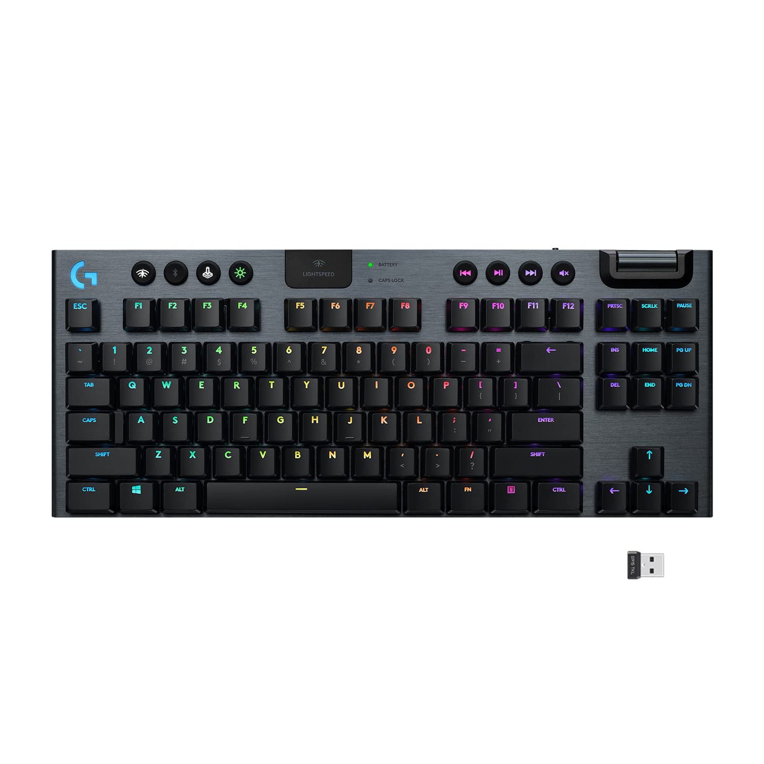 Logitech G915 TKL Lightspeed Wireless RGB Mechanical Gaming Keyboard w/ USB Extender & Cable (Black & Tactile) $119.50 + Free Shipping