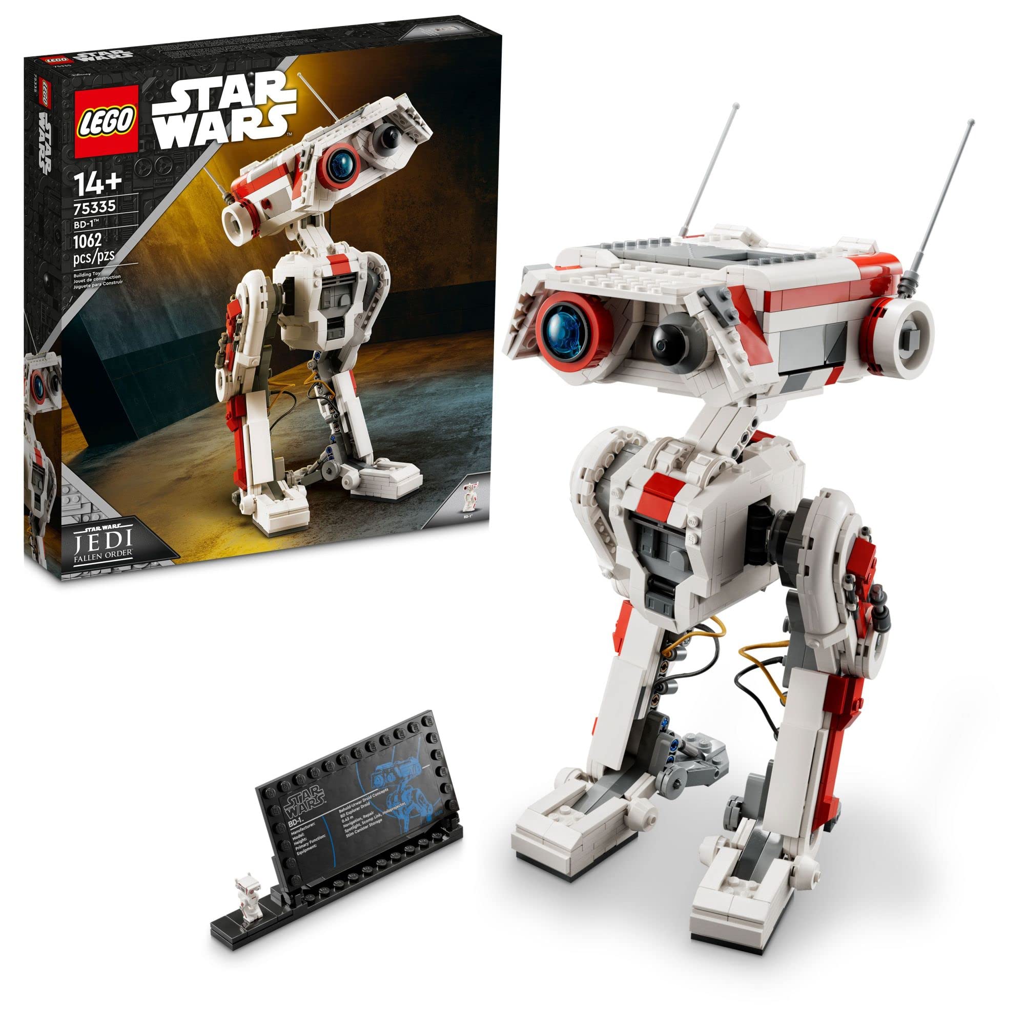 1062-Piece LEGO Star Wars Jedi: Fallen Order BD-1 Posable Droid Figure Building Kit w/ Info Plaque $69.30 + Free Shipping