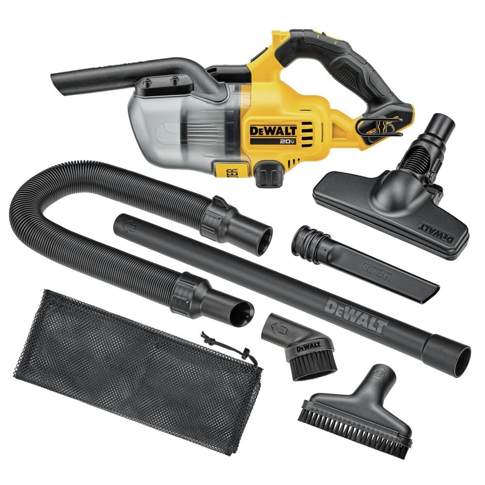 DeWALT 20V Cordless HEPA Handheld Vacuum w/ 6 Cleaning Accessories & Drawstring Bag (Tool Only) $94 + Free Shipping