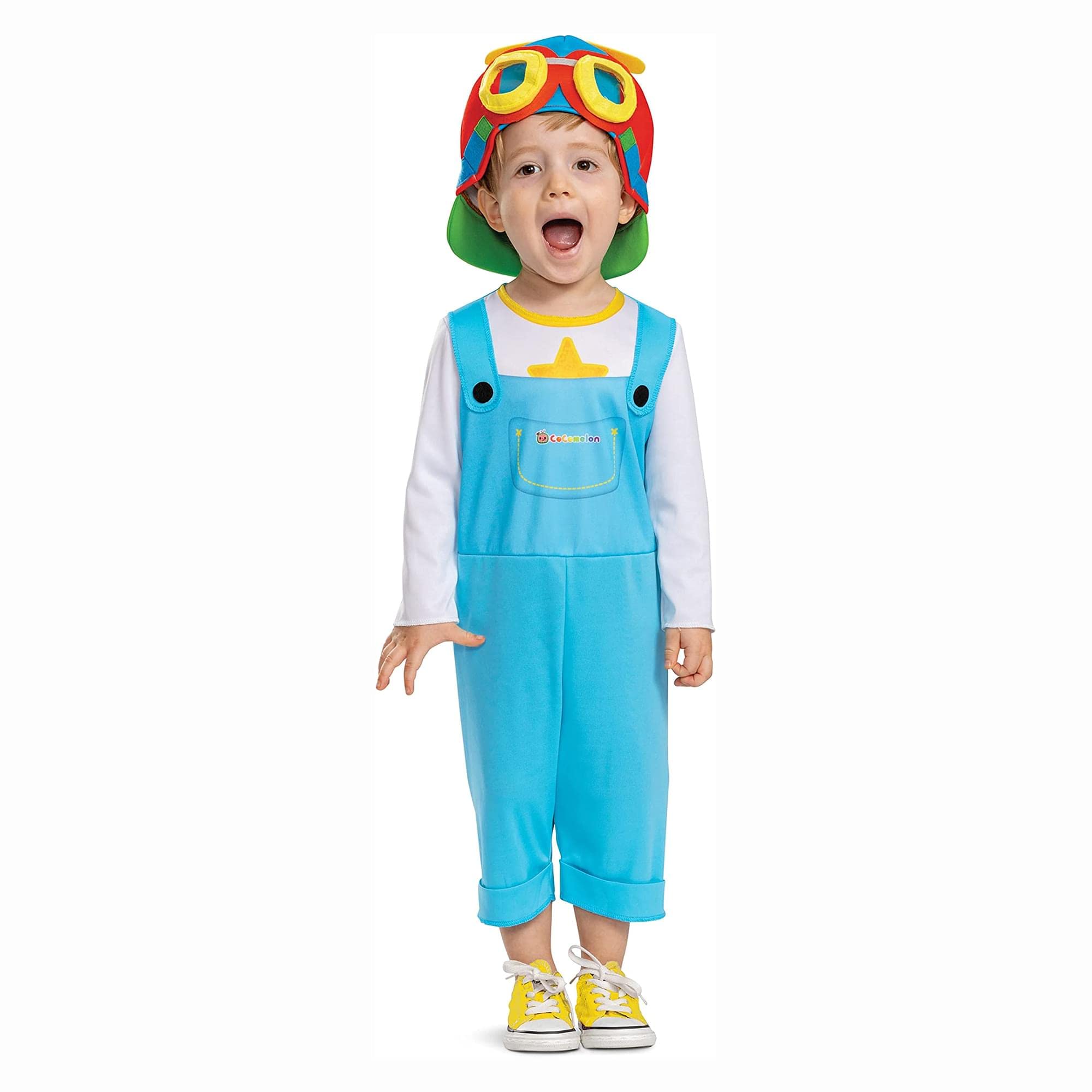 Disguise Toddler Cocomelon Tom Tom Onesie Costume w/ Multicolored Felt Hat (12-18months) $4.57 + Free Shipping w/ Prime or on $35+