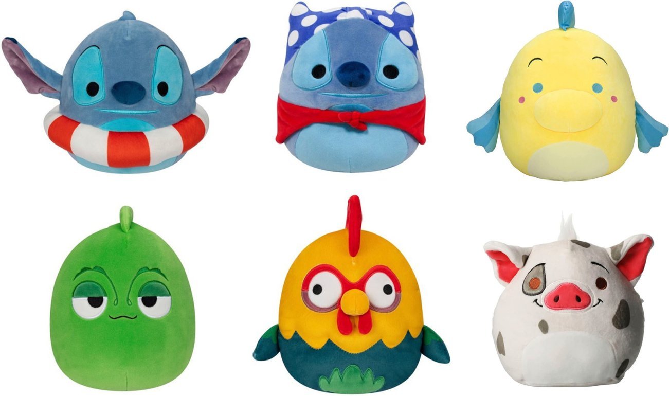Select Best Buy Stores: 8" Squishmallows Disney Plush Toy (Styles May Vary) $6 + Free Shipping
