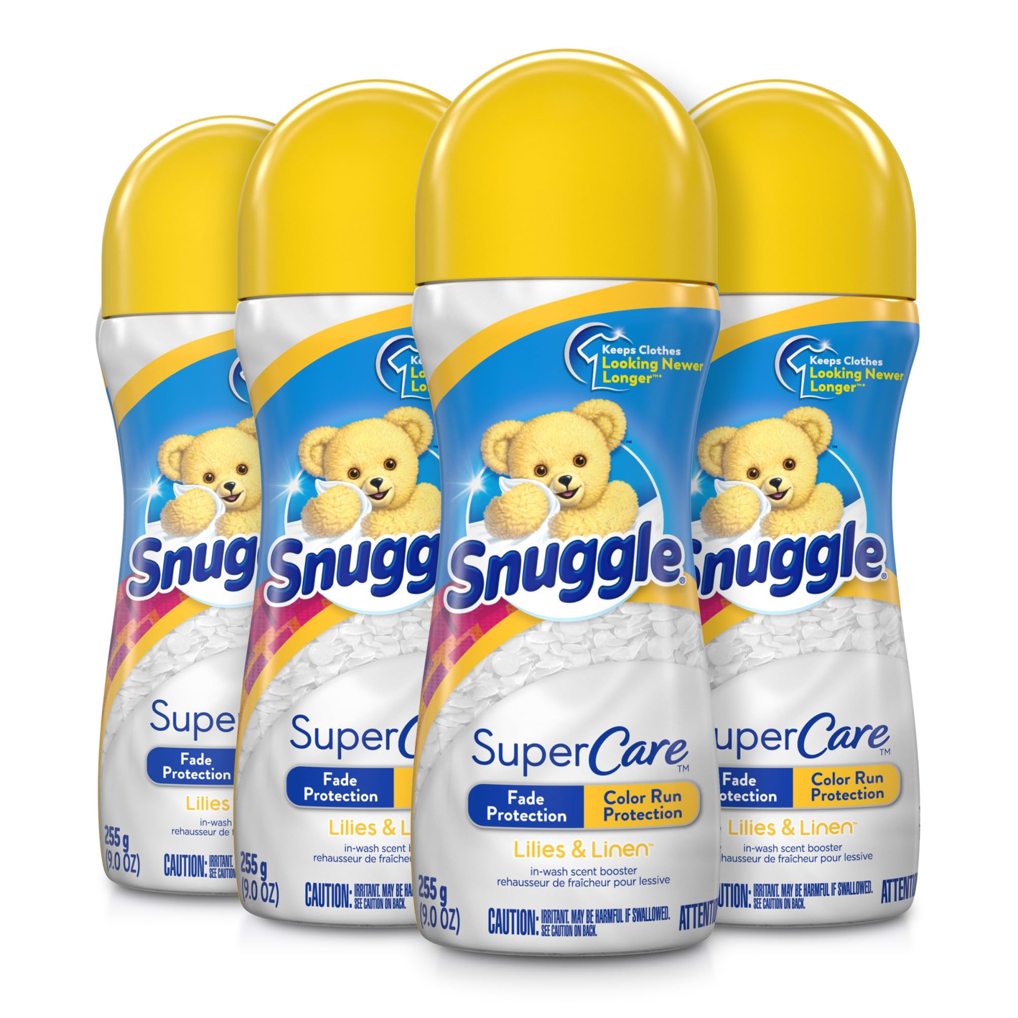 4-Count 9-Oz. Snuggle SuperCare In-Wash Laundry Scent Booster (Lilies & Linen) $8.80 ($2.20 each) w/ S&S + Free Shipping w/ Prime or on $35+