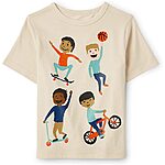 The Children's Place Boys' & Girls' Short Sleeve Graphic Tees (Various Styles) from $3
