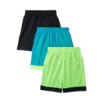 3-Pack Athletic Works Boys' Mesh Shorts (various colors) $10 + Free S/H on $35+