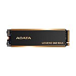 Adata Legend 960 Internal SSD PCIe Gen4x4: 1TB $63, 2TB $110 + Free Shipping