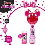 Disney Children's Minnie Mouse Lights & Sound Musical Bubble Wand w/ Bubble Solution $7.80