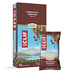 2.4oz CLIF Energy Bars: 18-Ct Chocolate Chip $15.45, 12-Ct Chocolate Brownie $11.25 w/ Subscribe &amp; Save &amp; More