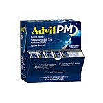 50-Packet 2-Count Advil PM Pain Reliever &amp; Nighttime Sleep Aid Coated Capsules w/ Ibuprofen &amp; Diphenhydramine Citrate $9.60 w/ S&amp;S + Free Shipping w/ Prime or on $35+