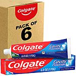 6-Pack 6-Oz. Colgate Cavity Protection Toothpaste w/ Fluoride $8.85 ($1.48 each) + Free Shipping w/ Prime or on $35+
