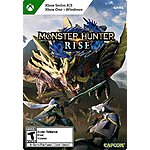 Monster Hunter Rise (Xbox One/Series S/X, Windows, Digital) $10, Resident Evil 3 (Xbox One, Digital) $10 + Free Shipping