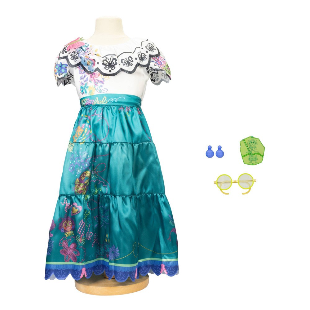 Disney Encanto Mirabel Madrigal Dress Up Set w/ Dress, Glasses, & Pom-Pom Earrings (Size: 4-6x) $9.99 + Free Store Pickup at Target or FS on $35+
