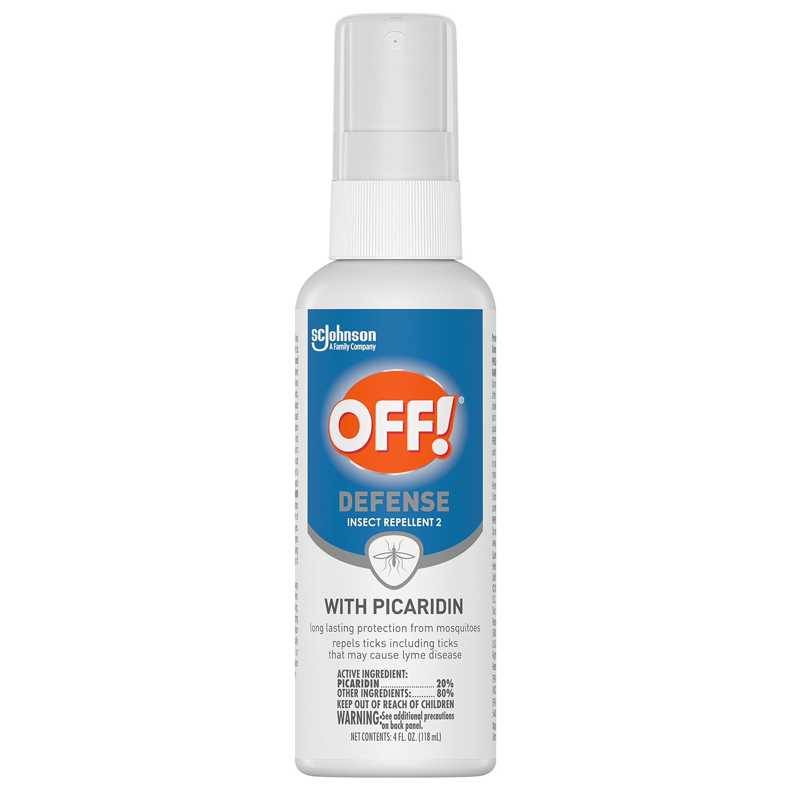 4-Oz. OFF! Defense Insect Repellent Spritz w/ Picaridin $3.80 + Free Shipping w/ Prime or on $35+