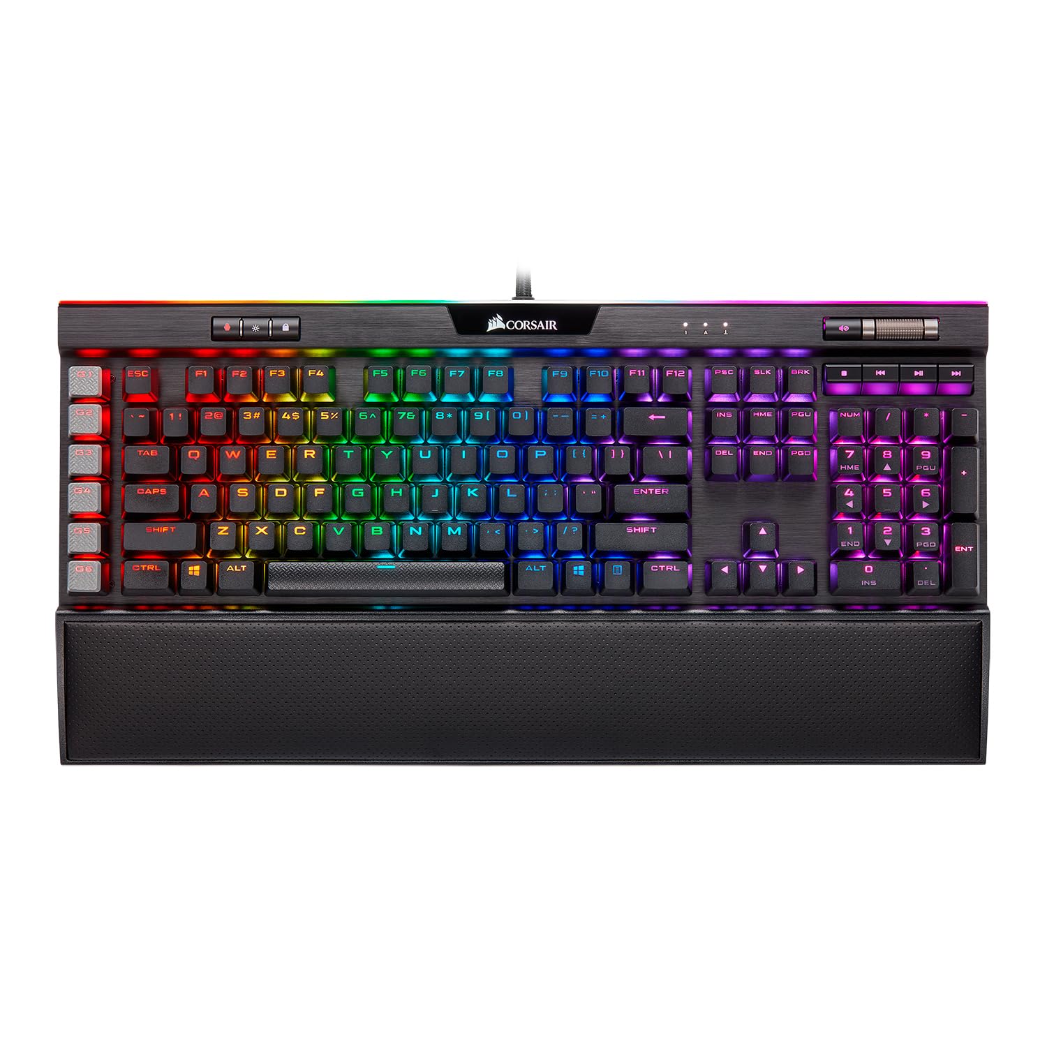 Corsair K95 RGB Platinum XT Cherry MX Backlit Mechanical Gaming Keyboard w/ Leatherette Palm Rest & Corsair iCue (Speed Silver) $135.90 + Free Shipping
