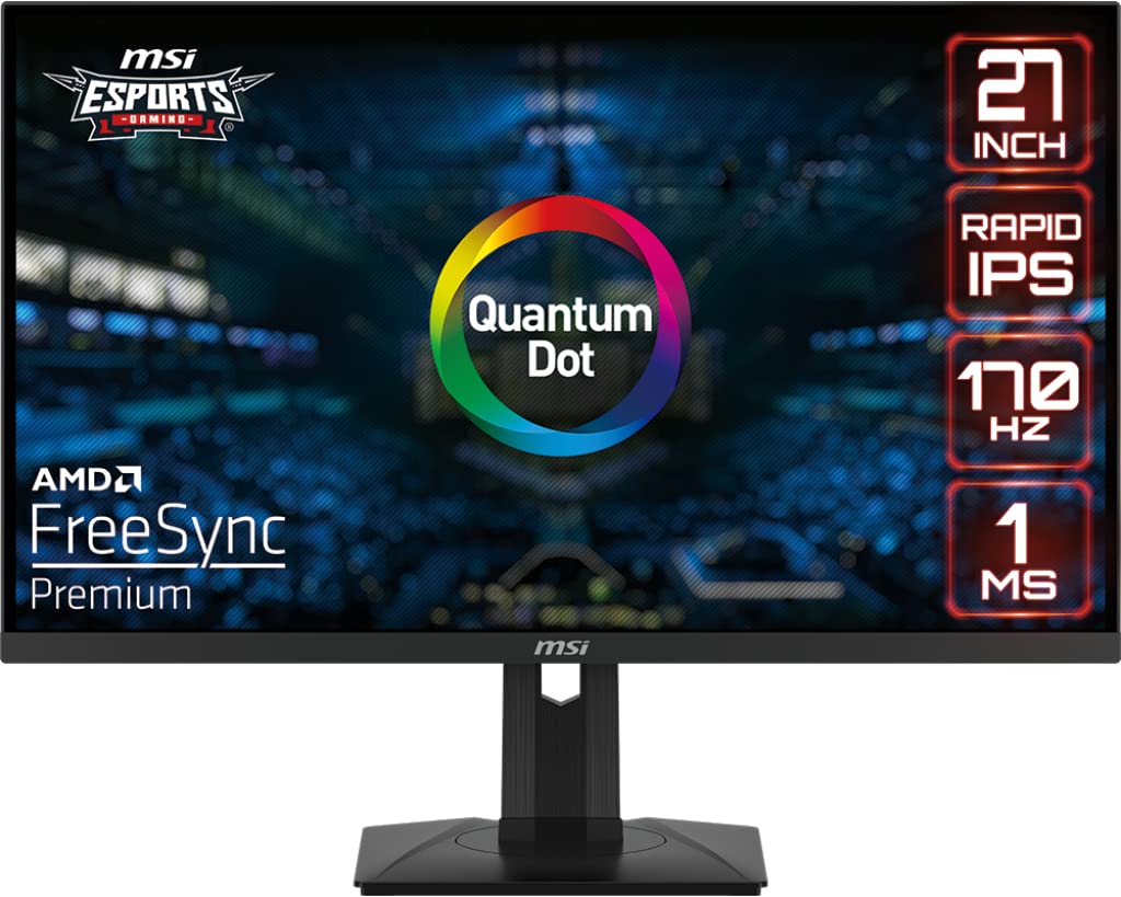 27" MSI G274QPF-QD 1440p 170Hz HDR400 IPS Gaming Monitor w/ AMD FreeSync Premium &  $170 + Free Shipping