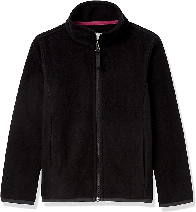 Amazon Essentials Girls' Polar Fleece Full-Zip Jacket (Various Colors, Sizes XS-XXL) from $7.90 + Free Shipping w/ Prime or on $35+