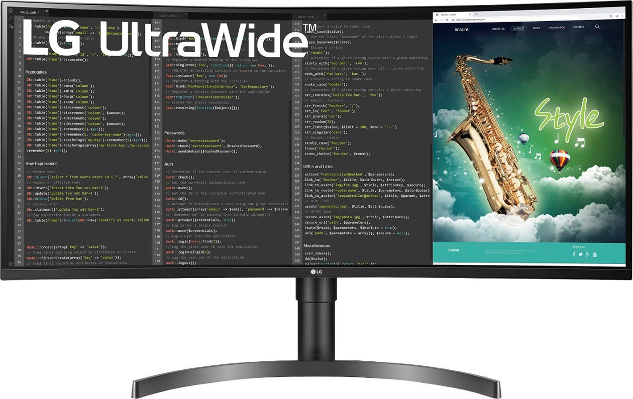 35" LG LED Curved UltraWide 21:9 100Hz VA 3440x1440 QHD HDR Gaming Monitor w/ AMD Freesync, USB-C Connectivity, & Speakers $350 + Free Shipping