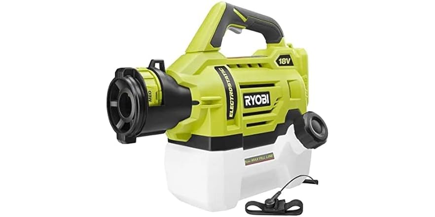 Ryobi ONE+ 18V 1-Gallon Cordless Electrostatic Sprayer (Tool Only) $20 + Free Shipping w/ Amazon Prime