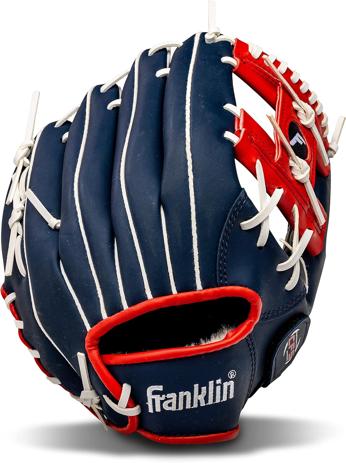Franklin Sports Field Master Baseball & Softball Glove (11" - I Web, Right Hand Throw): Red, White, Blue $14.95 or Black $16.40 + Free Shipping w/ Prime or on $35+