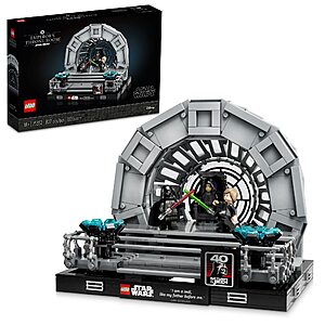 807-Piece LEGO Star Wars Emperor’s Throne Room Diorama w/ Darth Vader, Luke Skywalker, & Emperor Palpatine Minifigs (75352) $80 + Free Shipping