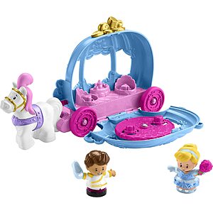 Little People Disney Princess Cinderella's Dancing Carriage Vehicle Playset w/ Horses & Figures $11 + Free Shipping w/ Prime or on $35+