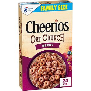 Breakfast Cereals: 18.8-Oz Cinnamon Toast Crunch $  3, 18-Oz Berry Berry Kix $  2.90 & More w/ Subscribe & Save + Free Shipping w/ Prime or on $  35+