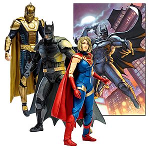 3-Pack 7" McFarlane Toys DC Multiverse Injustice 2: Batman, Supergirl & Dr.Fate Action Figures w/ Accessories $24.20 (Each $8.07)  + Free Shipping w/ Prime or on $35+