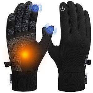 Winter Gloves Touchscreen Windproof Thermal Gloves Men Women Cycling Running Climbing $11.29 - Amazon