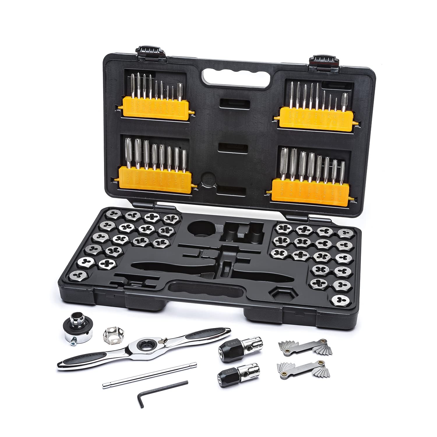 GEARWRENCH 77 Piece Ratcheting Tap and Die Set, SAE/Metric - 3887 - - Amazon.com $110