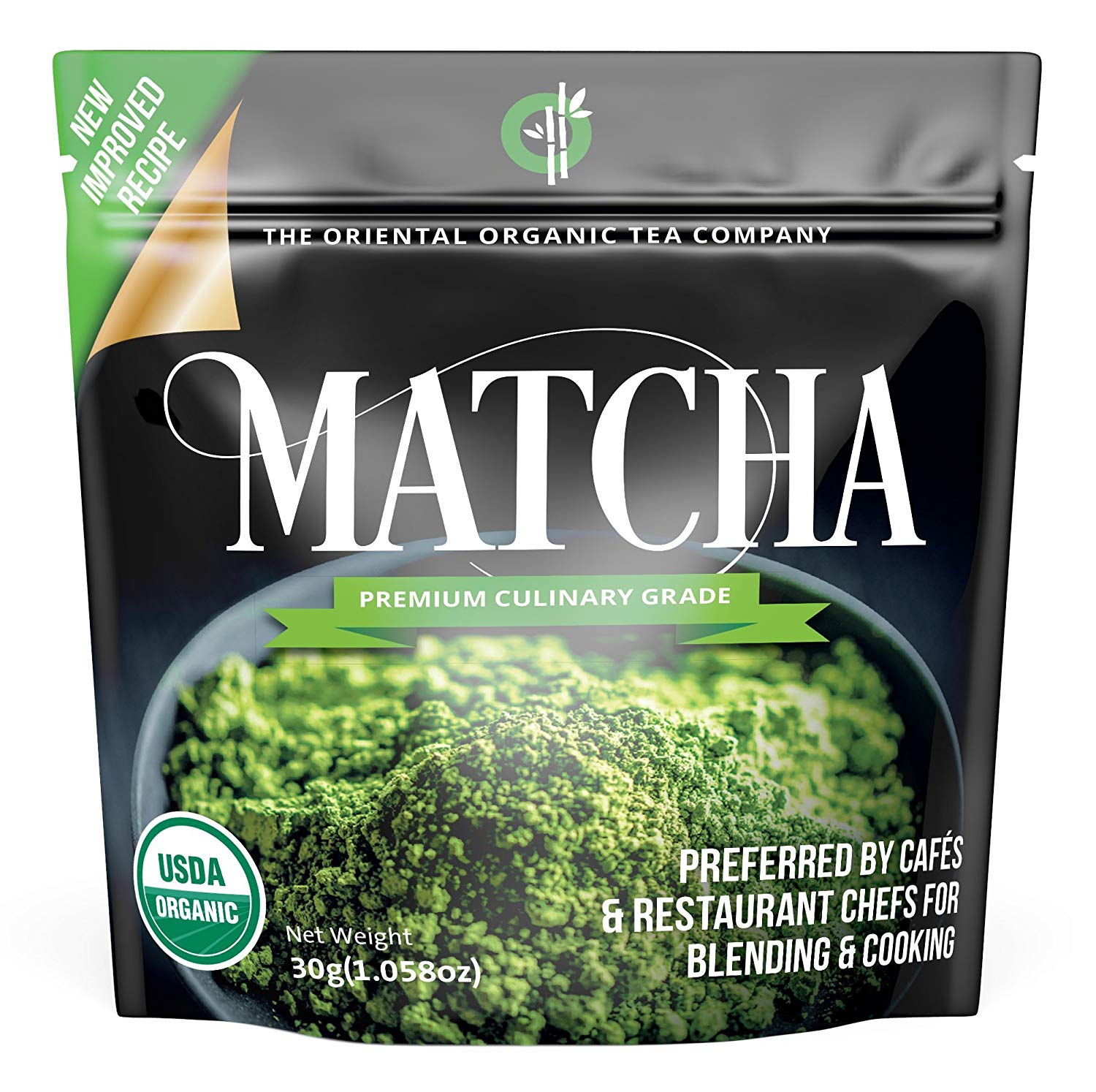 Organic Matcha Green Tea Powder (Premium Culinary Grade) - USDA & Vegan Certified $4.69