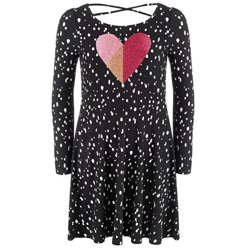 Epic Threads Toddler Girls Dot Heart Dress $7.13