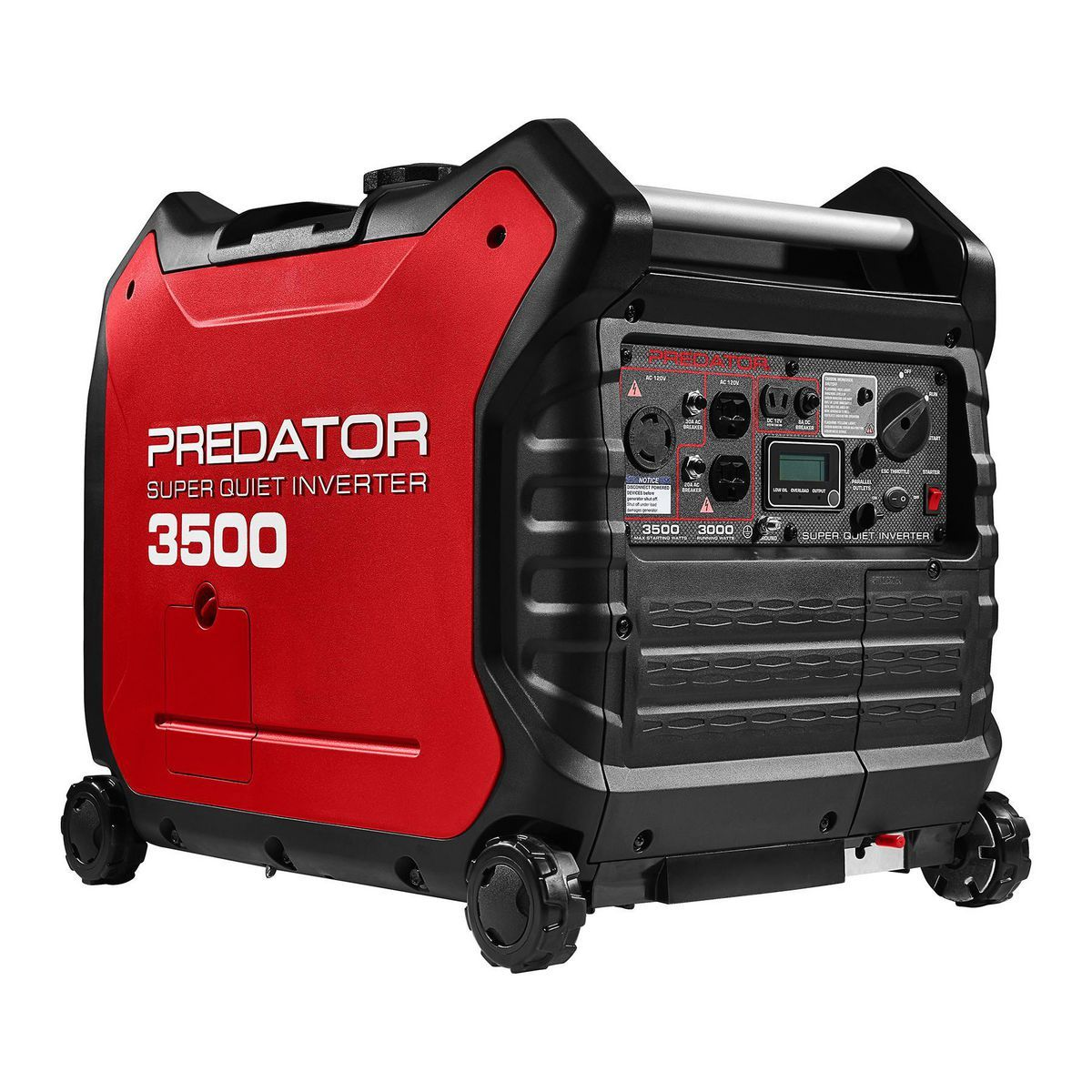 PREDATOR 3500 Watt SUPER QUIET Inverter Generator with CO SECURE