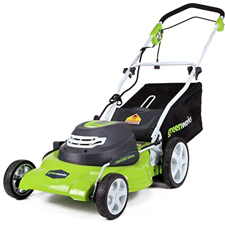Greenworks 25022 20" 12 Amp Corded Electric Lawn Mower