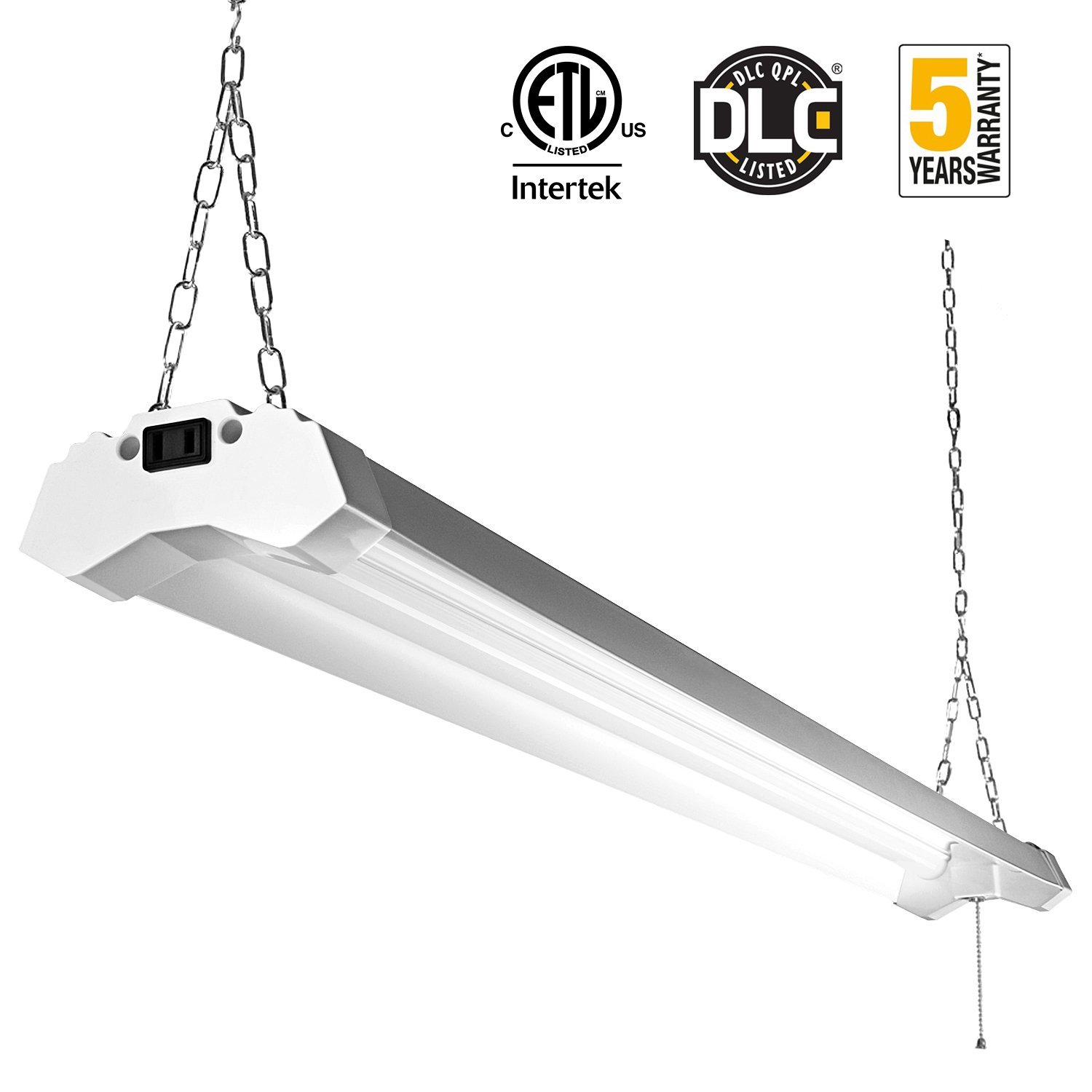 Linkable LED Utility Shop Light 4ft 4800 Lumens Super Bright 40W