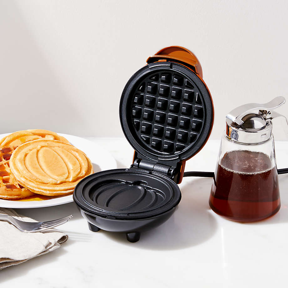 Dash Pumpkin Spice Mini Waffle Maker $6.47 Crate & Barrel Free Store Pickup