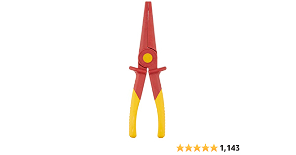 KNIPEX Tools 98 62 02, Flat Nose Plastic Pliers 1000V Insulated - $24.30