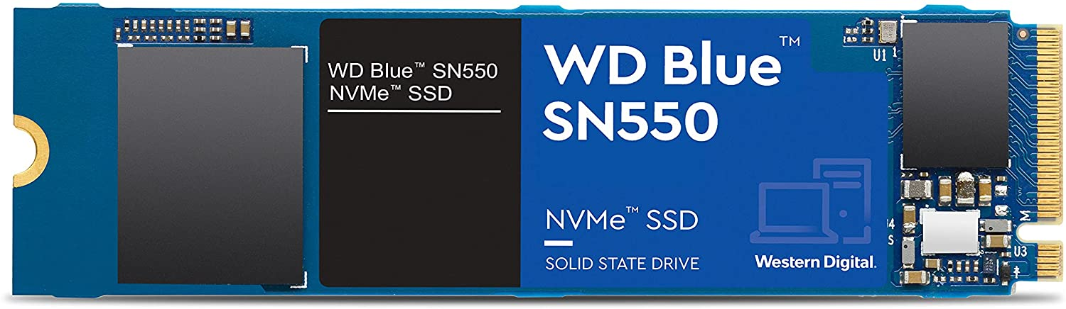 Amazon.com: Western Digital 1TB WD Blue SN550 NVMe Internal SSD - Gen3 x4 PCIe 8Gb/s, M.2 Up to 2,400 MB/s $83.99