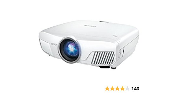 EPSON Home Cinema 4000 3LCD Home Theater Projector with 4K Enhancement, HDR10, 100% Balanced Color and White Brightness and Ultra Wide DCI-P3 Color Gamut (Renewed) - $1275