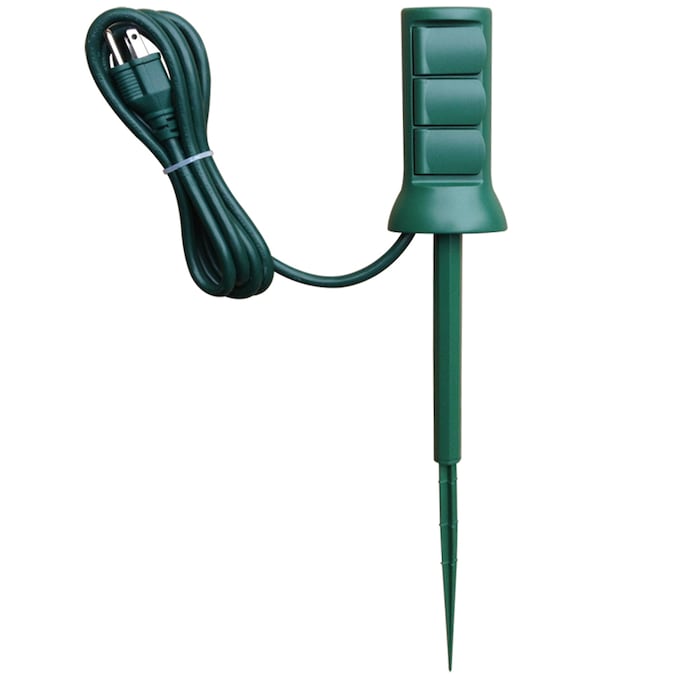 Utilitech Outdoor 3-Outlet Power Stake Lowe's $1.04