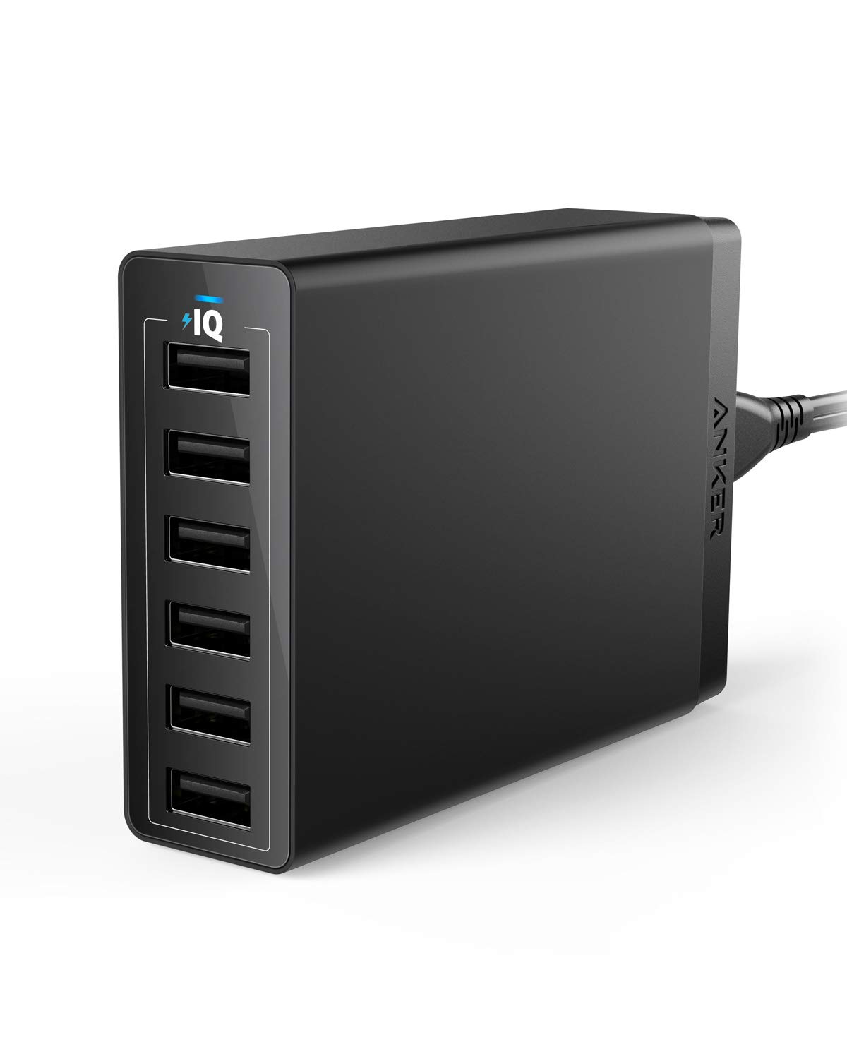 Anker Charger, 60W 6 Port Charging Station, PowerPort 6 Multi USB Charger - $19.99