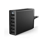 Anker Charger, 60W 6 Port Charging Station, PowerPort 6 Multi USB Charger - $19.99