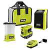 Ryobi One+ 18V Cordless 3-Tool Storm Combo Kit w/ Radio, Light, Inverter, Battery &amp;amp; Charger $63 ~ Home Depot