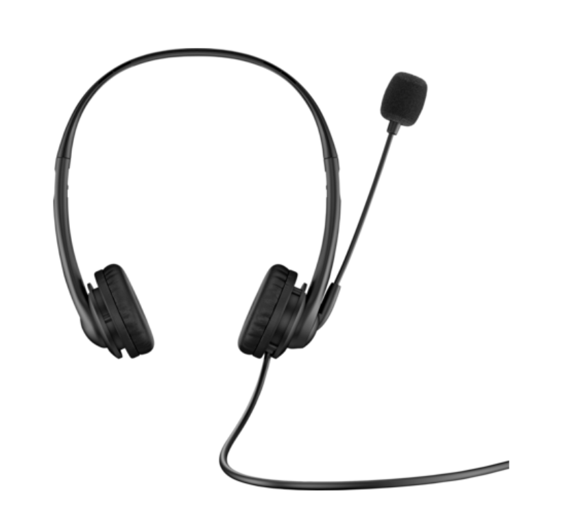 HP Stereo Wired Headset w Mic G2 Black