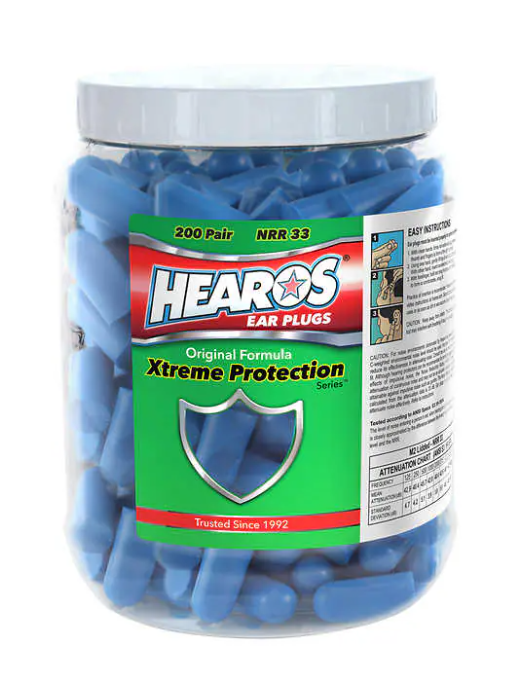 Costco Members 200Pairs Hearos Xtreme Protection Ear Plugs 14 + Free
