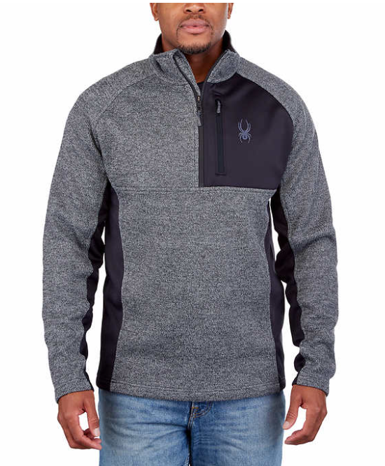 Spyder Men’s Gait Half Zip Jacket (Various Colors) 15 + F/S Costco