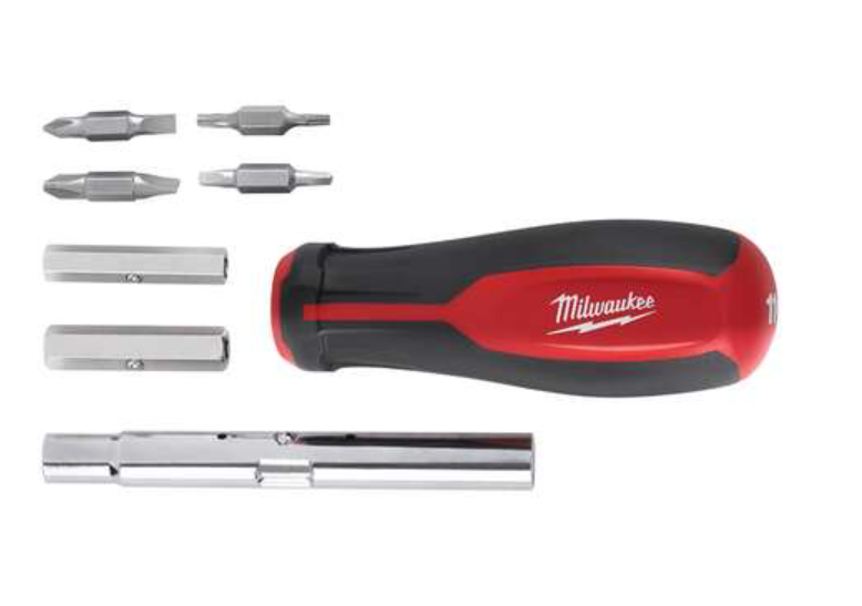 Milwaukee 11-in-1 Screwdriver/Nut Driver $8 w/ store pickup ~ Ace Hardware